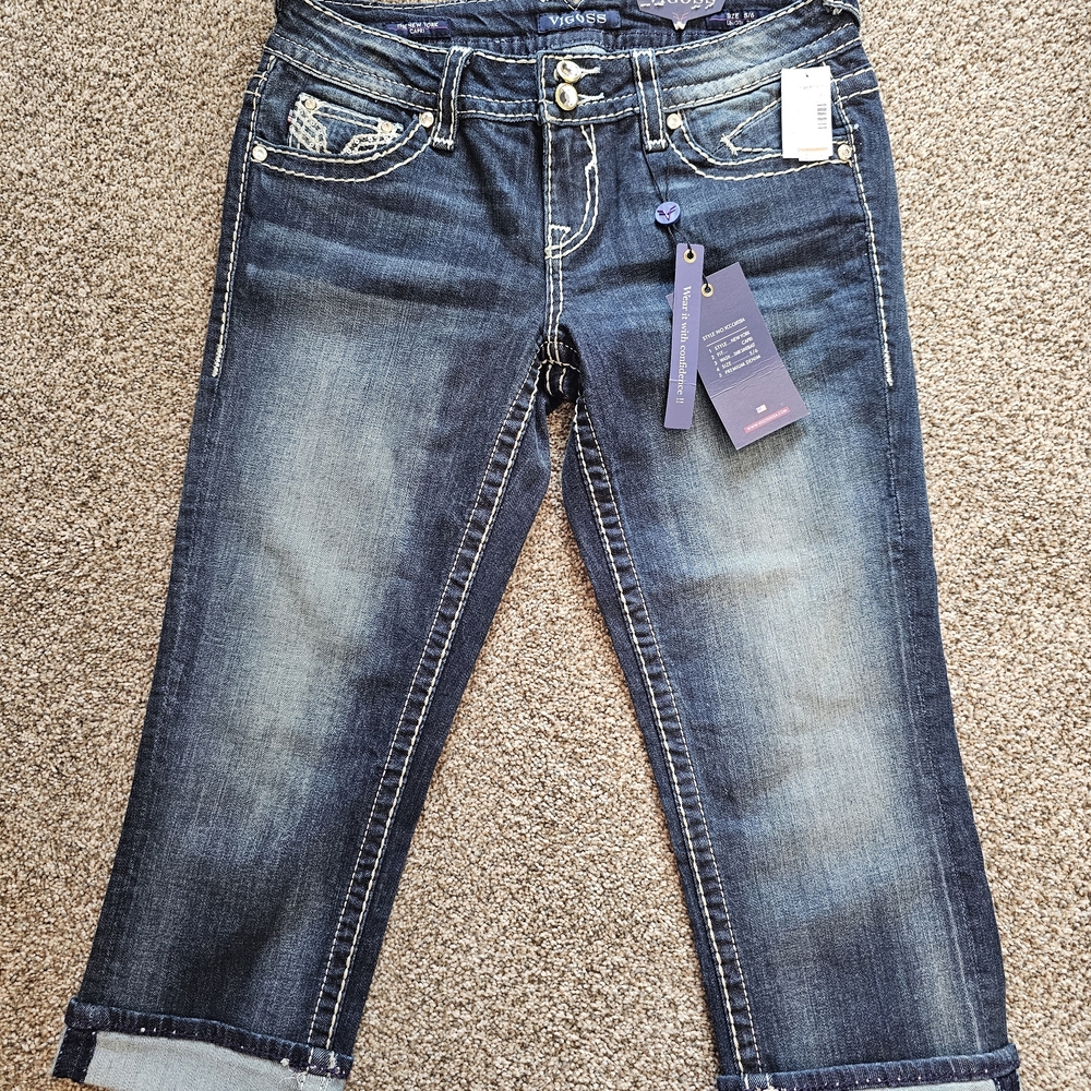 Maurices Dark Wash Cropped Jeans